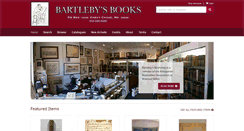 Desktop Screenshot of bartlebysbooks.com